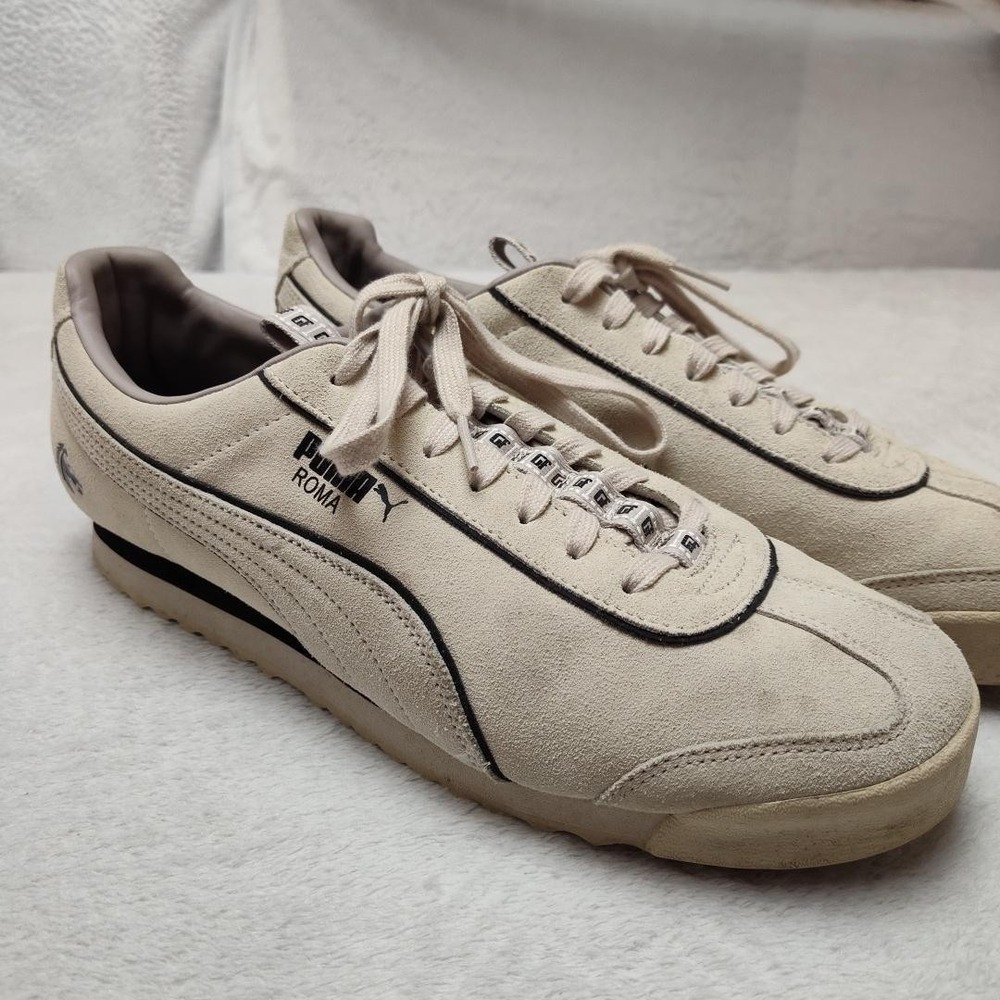Puma The Godfather Shoes Mens Size 12 Beige Suede Sneaker Woltz Roma 371196-01‎